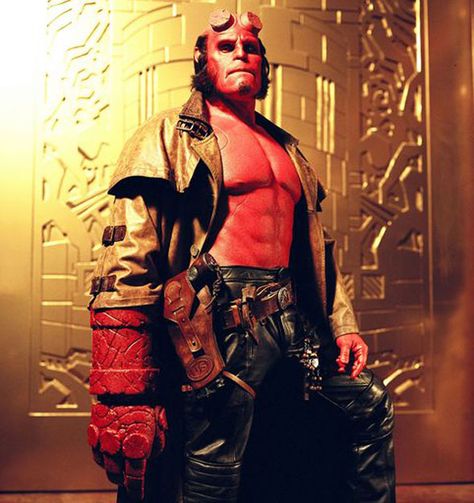 Hellboy Hellboy Film, Hellboy 2004, Hellboy Comic, Hellboy Movie, Hell Boy, Hellboy Art, Ron Perlman, Comic Book Writer, Mike Mignola