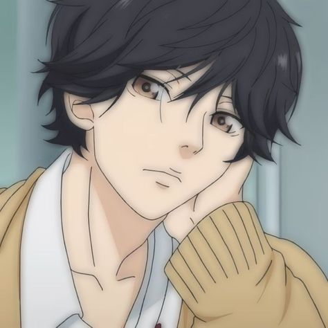 Ao Haru, An Anime, Black Hair, Hair, Anime, Black