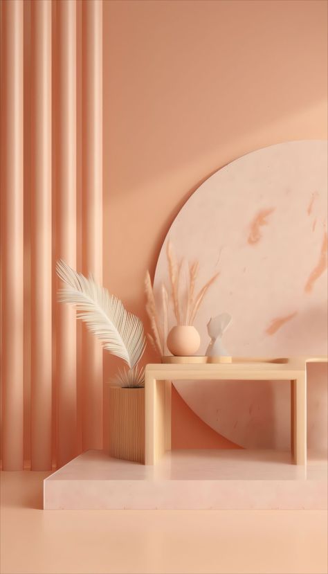 Peach Color Wallpaper Aesthetic, Farmhouse Modern Decor, Fuzzy Peach, Home Decor Modern Farmhouse, Pantone 2024, Living Room Ideas Modern, Modern Living Room Ideas, Room Ideas Modern, Yellow Aesthetic Pastel