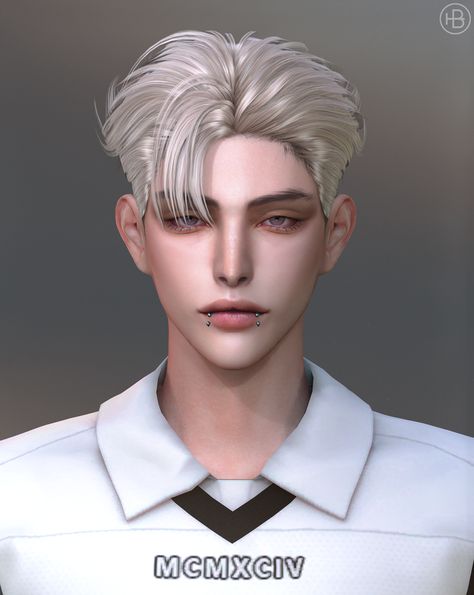 [SIMS4/TS4] MoooD Hair N76 - VER1 | MoooD on Patreon Sims 4 Cc Skin Tones Male, Male Alpha Cc, Moood Hair, Sims 4 Male Sims Download, Sims 4 Male, The Sims 4 Cabelos, Sims 4 Cc Eyes, Sims 4 Tsr, Alpha Cc