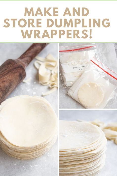 The Best Dumpling Recipe, Homemade Gyoza Wrappers, Dumpling Recipe Chinese, Homemade Beef Dumplings, Dumping Wrappers Recipe, Anchioves Recipes, Chinese Dumpling Wrapper Recipe, Momo Dumplings Recipe, Homemade Dumpling Wrappers