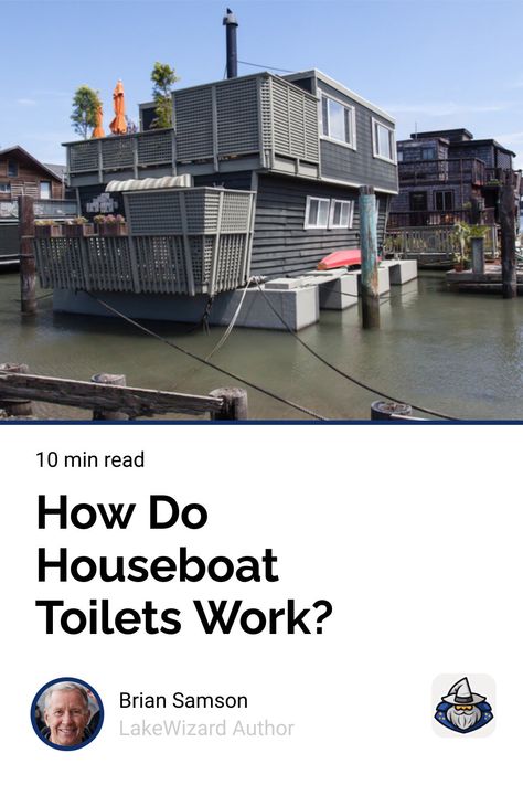 Houseboats are cool, but what if you have to go to the bathroom on one? How do houseboat toilets work? Boat Toilet Ideas, Boat Toilet, Toilet Ideas, Composting Toilets, Waste Tanks, Sewage System, Lake Powell, Water Sources, Water Usage