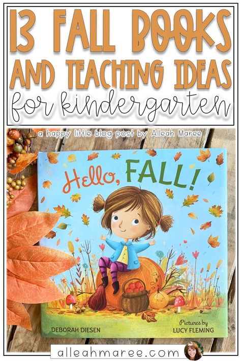 These cozy fall books for kids are perfect to read to kindergarten or preschool students to teach a variety of literacy skills! Click through to check out this unique list of amazing books. #fallbooks #fallinkindergarten #kindergartenreading October Classroom, Ideas For Kindergarten, Fall Books, Library Crafts, Preschool Fall, Kid Books, Fall Classroom, Classroom Idea, Education Science