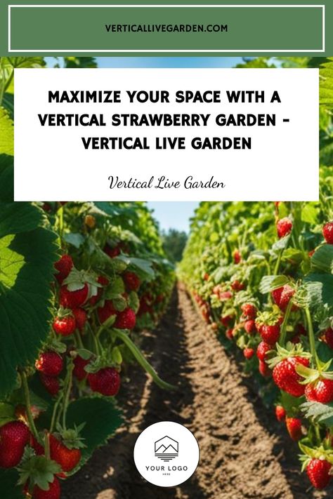 If you have limited room and need to maximize your space, having a vertical strawberry garden may be the solution you are looking for. Growing strawberries Vertical Strawberries, Vertical Garden Strawberries, Vertical Strawberry Garden, Strawberry Cultivation, Grow Watermelon Vertically, Strawberry Garden Ideas Vertical Planter, Vertical Garden Wall Strawberries, Growing Strawberries Vertically, Stackable Planters