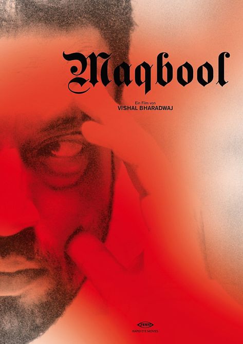 Maqbool Movie, Indian Posters, Vishal Bhardwaj, Old Movie Posters, Film Posters Art, Iconic Movie Posters, Movie Artwork, Best Movie Posters, Bollywood Posters