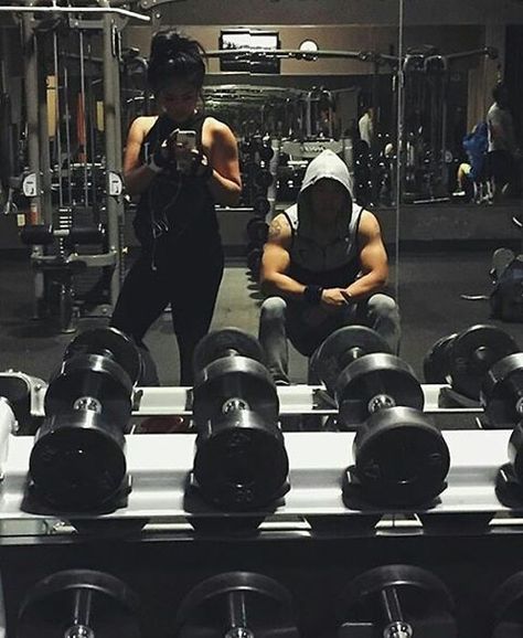 INSTA@KimberlyDoingThings An early successful gym night with my swole-mate  at the gym. I think this is the most fiercest picture we've taken after a work out.  #gym #fit #fitness #couple #goals #relationship #workout #power Fitness Couples, Gym Photoshoot, Swole Mates, Gym Couple, Fit Couple, Fitness Photoshoot, Fitness Photography, Body Motivation, Big Muscles