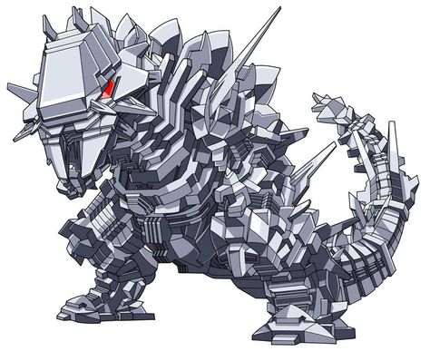 Mechagodzilla- City on the Edge of Battle Chibi Giant Monster Movies, Godzilla Funny, Kong Godzilla, Godzilla 2014, Kaiju Art, Horror Monsters, Giant Monsters, Kaiju Monsters, Godzilla Vs