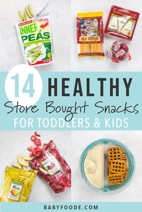 These 14 Healthy Store-Bought Snacks for Toddlers are ready-to-eat items for on-the-go snacking. Perfect for when you don't have time to DIY a snack box from scratch, and to satisfy your picky eaters. You'll find the perfect snack or finger food for kids of all ages! #snacks #toddlers Finger Food For Kids, Healthy Snacks For Toddlers, Store Bought Snacks, Healthy Store Bought Snacks, Snacks For Toddlers, Office Food, Finger Foods For Kids, Store Bought Snack, Vegan Steak