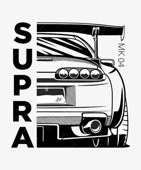 Premium Vector | A white graphic of a car with the words supra on the front. Supra Drawing, Cars Vector, Hip Hop Street Style, Car Png, Graphic Work, Summer Tattoo, Skin Photo, Car Charms Mirror, Car Vector