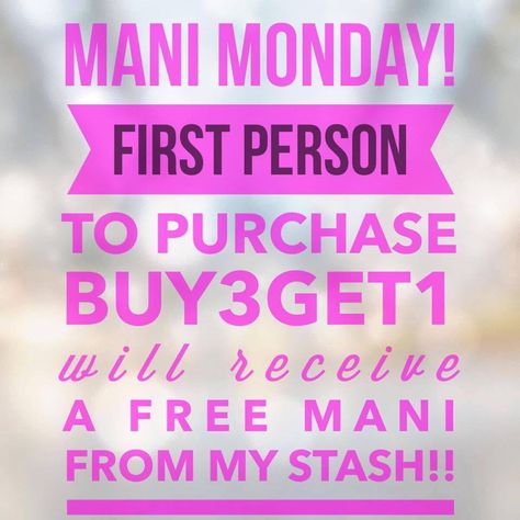 Mani Monday - B3G1 = Free Mani Mani Monday, Street Game, Street Image, Small Business Quotes, Sassy Nails, Interactive Posts, Facebook Party, Happy Nails, Street Marketing