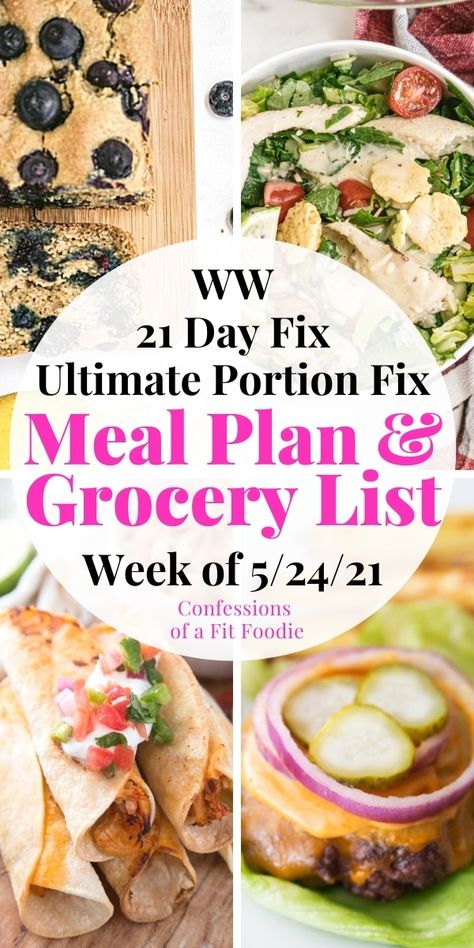 Looking for a 21 Day Fix Meal plan with delicious dinners that the whole family will love? This meal plan is full healthy versions of your favorite meals! WW points, printable grocery list, and meal planning spreadsheet included, too. Meal Plan Sheet, Grocery List And Meal Plan, Ww Meal Plan, 21 Day Fix Diet, Printable Grocery List, Meal Plan Grocery List, 21 Day Fix Meal Plan, Ww Points, Healthy Comfort