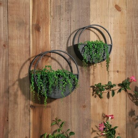 Sagebrook Home S/2 Metal 9/12" Round Wall Planters, Black Novelty Black Iron 12"H Solid Color Transitional. Wall Planters are a perfect way to add some color, style, aesthetic, and liven up your living space with indoor plants such as small succulents, air plants, mini cactus, faux succulents, faux sedums or other small plants or flowers. Place your wall planter in any room to enhance your home dcor, office dcor, bathroom dcor, and more. For larger spaces, combine multiple planters to create a truly unique display around your home interior. A great gift idea for anyone! Can be a thoughtful gift for loved ones, weddings, birthdays, parties, friends, Christmas, Secret Santa, colleagues, New Year, Thanksgiving, bridal showers, housewarmings, or just because occasions. Sagebrook Home has been Metal Wall Planters, Vertical Wall Planters, Wall Planters, Support Plante, Mini Cactus, Iron Plant, Small Succulents, Faux Succulents, Large Planters