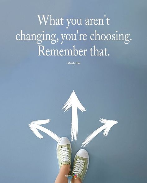 Positive Energy + on Instagram: “Type YES if you agree.  Whatr you aren't changing, you're choosing. Remember that. - Mandy Hale #positiveenergyplus” Quotes On Twitter, Mandy Hale, Relaxation Spa, Buddhism Quotes, Positive Energy Quotes, Energy Quotes, Psychology Quotes, Chakra Meditation, Meditation Yoga