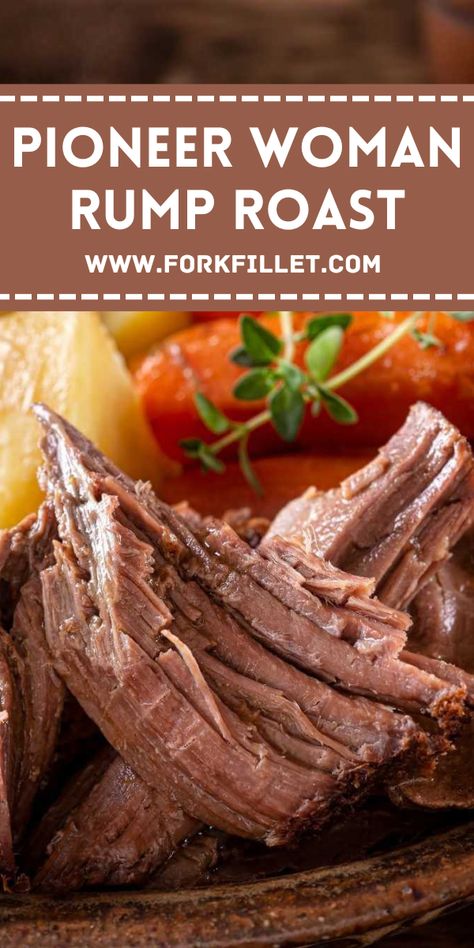 Want a tasty, filling meal? Try This Pioneer Woman Rump Roast Recipe! It's a classic dish with simple flavours. Rump Roast In The Crockpot, Grandmas Pot Roast Recipe, Tender Rump Roast Crock Pot, Easy Rump Roast Crock Pot, Easy Rump Roast Recipes, Crockpot Beef Rump Roast Recipes, Rump Roast In The Oven Pioneer Woman, Bottom Rump Roast Recipes, What To Do With Rump Roast