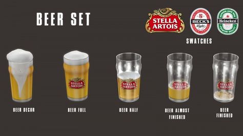 Leo 4 Sims: Drinks set • Sims 4 Downloads Sims 4 Beer Cc, Sims 4 Drinking Poses, Sims 4 Cc Alcohol, Sims 4 Leo Sims, Sim4 Furniture, Ts4 Clutter, Sims 4 Skills, Drinking Decor, Leo Sims