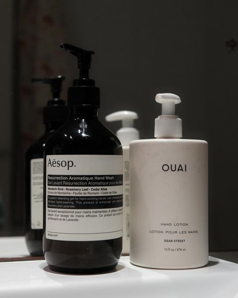 hand duo i’m using: @aesopskincare AESOP RESURRECTION HAND WASH ( have been actually really enjoying this one. Love the fragrance and the way it looks, what more do you need 😁) @theouai HAND LOTION ( i’m sooo back at using hand/body care so desperately trying to use this one up before it expires but it’s nice ) #handcareproducts #bathroomaesthetic #aesopskincare #ouaibody Aesop Hand Wash, Aesop Soap, Aesop Skincare, Vision Mood Board, Shower Time, Hand Body, Hand Lotion, Hand Care, One Love