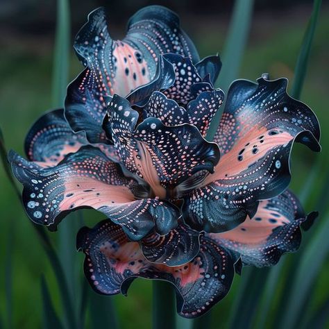 Night Blooming Plants, Exotic Flowers Beautiful, Fantasy Plants, Cool Flowers, Pretty Flowers Pictures, Goth Garden, Strange Flowers, Fantasy Flowers, Landform