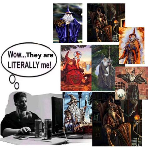 Wizard Memes Funny, Fantasy Wizard Aesthetic, Cool Wizard Art, Modern Day Wizard, Wizard Writing, Wizard Images, Wizard Pfp, Wizard Posting, Wizard Core