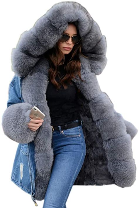 Parker Coat, Winter Overcoat, Grey Fur, Winter Fashion Coats, Winter Outwear, Long Puffer Coat, Winter Trench Coat, Womens Coats, Women Coats