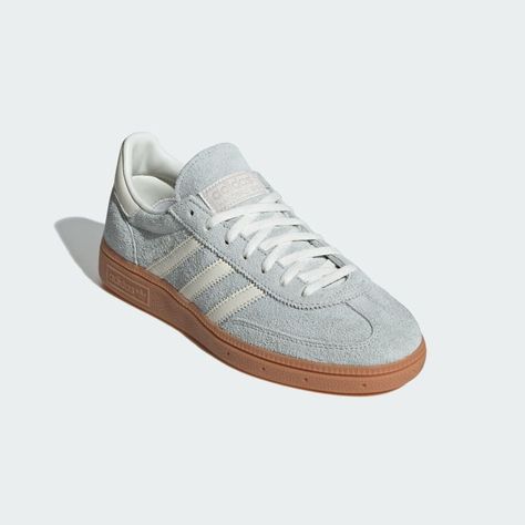 adidas Handball Spezial Shoes - Grey | adidas Australia Jeans With Sneakers, Adidas Handball Spezial, Adidas Handball, Adidas Shoes Women, Shoe Wishlist, Shoe Inspo, Swag Shoes, Grey Adidas, Dream Shoes