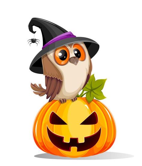 Happy halloween cute owl sitting on pump... | Premium Vector #Freepik #vector #party #halloween #character #cartoon Creepy Face, Happy Halloween Cute, Owl Sitting, Pumpkin Jack O Lantern, Creepy Faces, Halloween Character, Character Cartoon, Halloween Cute, Pumpkin Jack