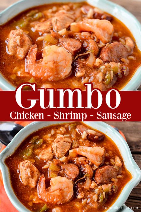 Crockpot Gumbo Recipe, Crockpot Gumbo, Gumbo Recipe Crockpot, Chicken And Sausage Gumbo Recipe, Gumbo Crockpot, Sausage Gumbo Recipe, Easy Gumbo, Gumbo Recipe Easy, Shrimp And Sausage Gumbo