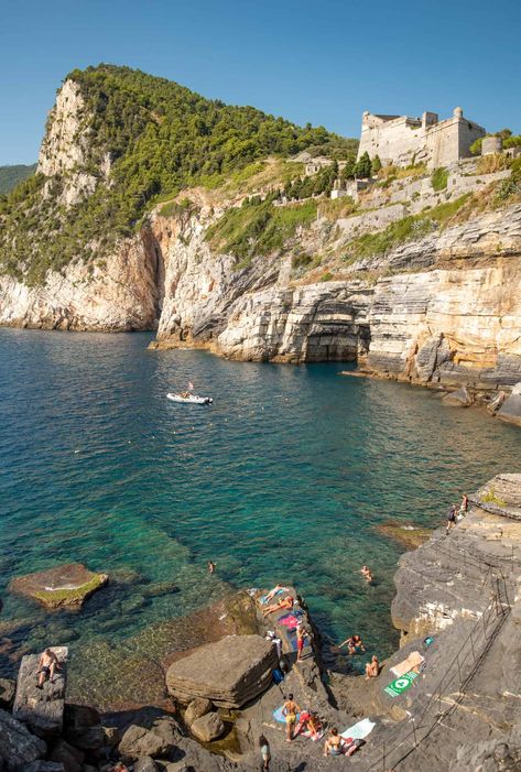 Portovenere Italy, Colorful Village, Ligurian Coast, Italy Beaches, Italy Hotels, Italian Riviera, Summer Story, Cinque Terre Italy, Take The Stairs