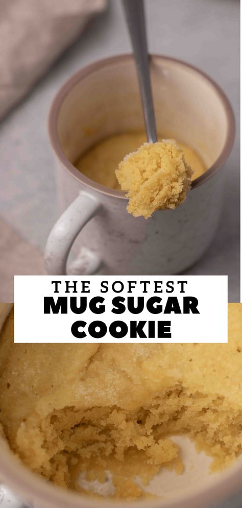 The Softest Sugar Cookie in a Mug ever! - Lifestyle of a Foodie Sugar Cookie Mug Cake, Sugar Cookie In A Mug, Cookies Recipes Microwave, Mug Sugar Cookie, Cookie Mug Cake, Mug Cookie Recipes, Microwave Desserts, Mug Dessert Recipes, Recipes Microwave