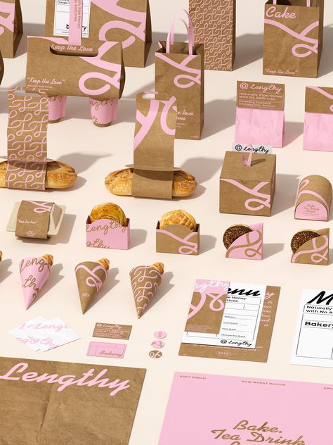 Bakery Branding Design, Bakery Packaging Design, Graphic Designer Studio, Visuell Identitet, Cookies Branding, Bakery Branding, Packaging Ideas Business, Cafe Shop Design, Bakery Packaging