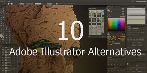 Everyone can not use Adobe Illustrator. So, we have compiled a list of alternatives for Illustrator. Have a look at these Adobe Illustrator alternatives. Adobe Illustrator Alternatives, Printing Press, Free Stuff, Adobe Illustrator, Top 10, Illustrator, Look At, Graphic Design, Humor