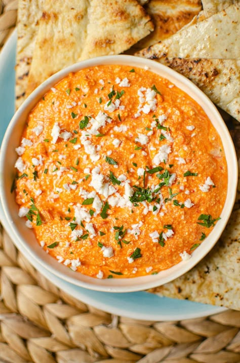 Spicy Feta Dip, Greek Eggplant Dip, Cracker Bread, Spicy Feta, Dinner Date Recipes, Red Curry Noodle Soup, Curry Noodle Soup, Miami Mansion, Greek Dinners