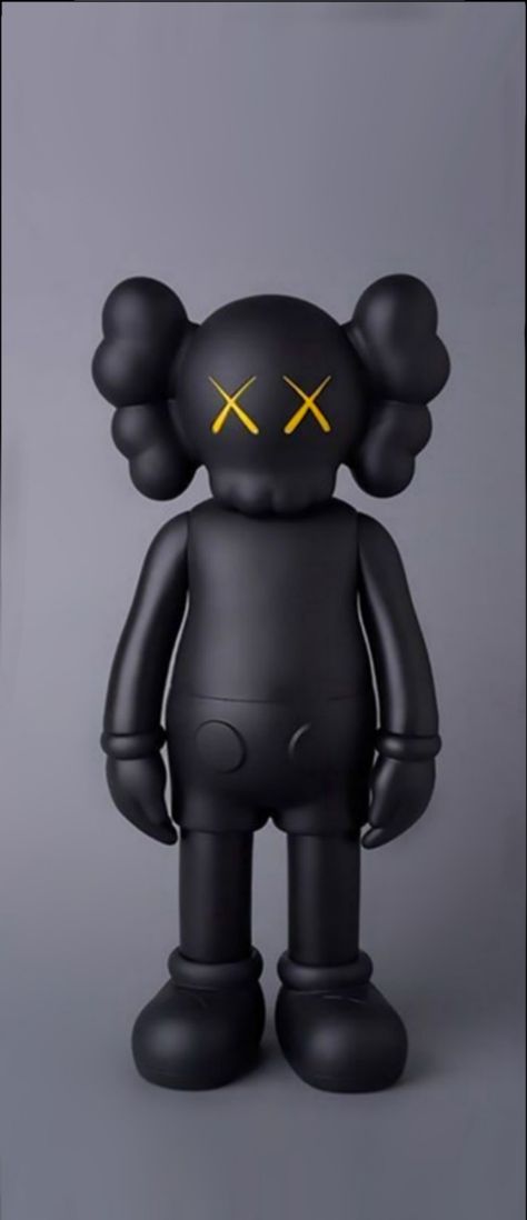 Kaws Black Wallpaper, Kaws Wallpapers Black, Wallpaper Mobil, Black Kaws, Kaws Black, Kaws Iphone Wallpaper, Kobe Bryant Poster, Kaws Wallpaper, Pretty Wallpaper Iphone