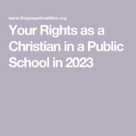 Your Rights as a Christian in a Public School in 2023 Fca Ideas, Bible Passages, School Clubs, School Event, School Staff, Religious Symbols, Christian School, Religious Images, School Events