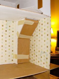 Lily Dollhouse, Painting Over Wallpaper, Mini Houses, Double Front Doors, Wood Filler, Raw Wood, Mini House, Baseboards, Dolls House