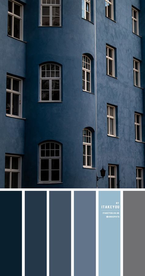 Earth Blue Color Palette, Dark Dusty Blue Nails, Blue Tones Palette, Dusty Blue Color Scheme, Earth Tone Blue, Dusty Blue Color Palette, Blue Earth Tones, Dusty Dark Blue, Dusty Blue Paint