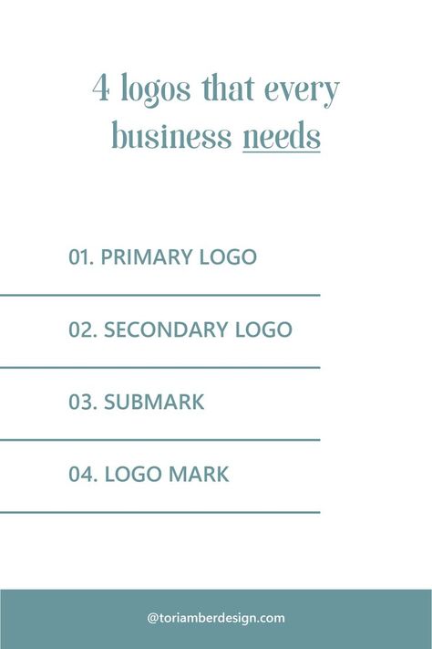 Every business needs a Logo Suite, which is made up of your primary logo, secondary logo, submark, and logo mark. This ensures that you show up as a professional leader within your industry by applying your brand across varies mediums.

Read the blog to learn more about how to use these 4 logos and where to get your own if you don't currently own a Logo Suite! Brand Guidelines Book, Logo Submark, Logo Guidelines, Logo Suite, Small Business Instagram, Secondary Logo, Small Business Packaging Ideas, Logo Design Inspiration Branding, Graphic Design Blog