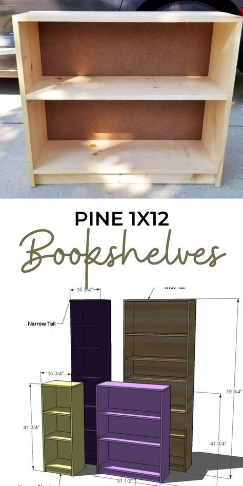 Wood Bookcase Diy, Small Bookshelf Plans, Wooden Bookcase Diy, Dresser Bookshelf Diy, Anna White Bookshelf Plans, Build A Corner Shelf, Easy Bookcase Diy, How To Build A Bookcase Diy, Simple Bookcase Diy