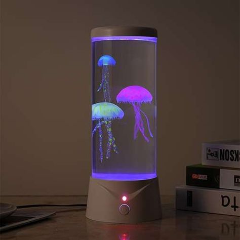 Jellyfish Aquarium, Jellyfish Light, Jellyfish Lamp, Fish Lamp, Mood Lamps, Mood Lights, Glitter Lips, Room Setup, Lava Stone