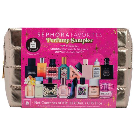 Sephora Gift Sets, Sephora Store, Sephora Holiday, Perfume Testers, Beauty Gift Guide, Diamond Cat, Sephora Favorites, Travel Size Perfume, Gift Sets For Her