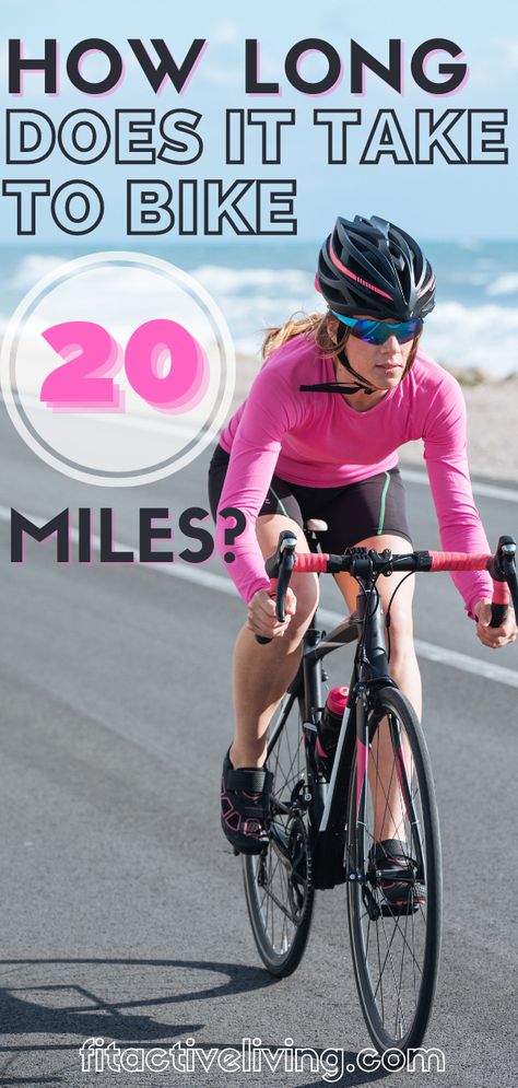 How Long Does It Take To Bike 20 Miles? - Biking is a fantastic low-impact, aerobic exercise. This makes it a great option for just about everyone! Maybe you’ve been riding for a while, or maybe you are new to the sport. At some point, you will probably start riding longer distances. However, you may be curious how long it will take you to finish those longer rides. Click here to find out! Bike Riding For Beginners, Biking Quotes, Excercise Routine, Long Distance Cycling, Bike Riding Benefits, Cycle Training, Single Speed Bike, Bike Riders, Bike Training