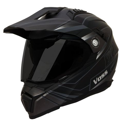 601 D2 Dual Sport Helmet - Two Tone Stealth Dual Sport Helmet, Dual Sport Motorcycle, Racing Helmets, Sport Motorcycle, Dual Sport, Great People, Riding Gear, Motorcycle Helmets, Bike Life