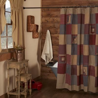 Patchwork, Cabin Shower Curtain, Rustic Cabin Bathroom, Primitive Shower Curtains, Country Shower Curtain, Farmhouse Cozy, Rustic Shower Curtains, Farmhouse Shower Curtain, Farmhouse Shower