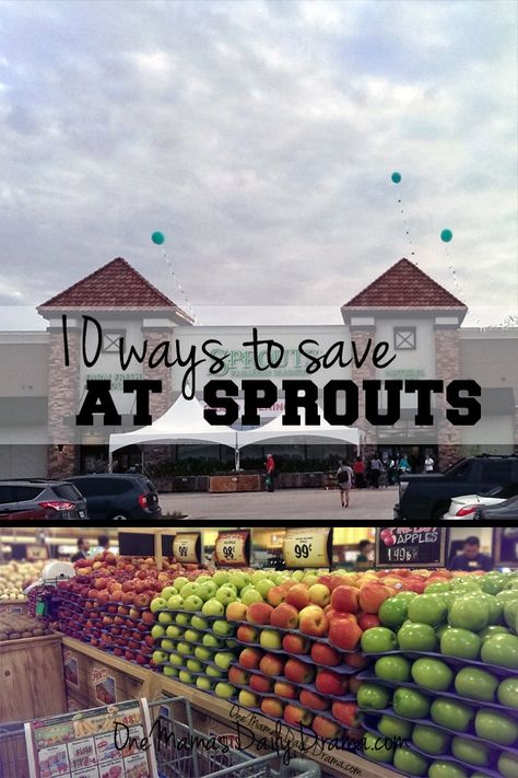 Sprouts Farmers Market just opened its newest location in DFW on July. To celebrate, they’ve got a week of deals and goodies for shoppers. Check out my 10 ways to save at Sprouts to make the most of your shopping trip. #frugal #budget Sprouts Grocery, Daily Drama, Missed Connections, Sprouts Market, Easy Kid Activities, Benefits Of Organic Food, Farmers Market Recipes, Sprouts Farmers Market, Healthy Shopping