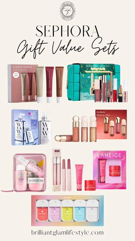 Sephora Sets 2023, Sephora Gift Sets 2023, Sephora Birthday Gift 2024, This Or That Skincare, Sephora Gifts, Sephora Sets, Birthday Gift Wishlist, Gifts For Painters, Sephora Set