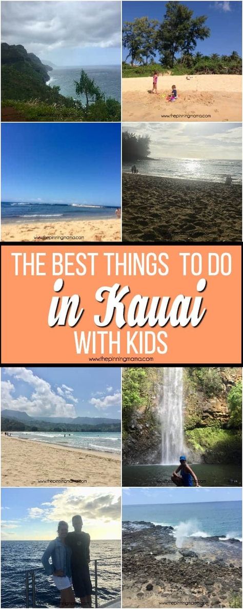 Kauai With Kids, Island Activities, Things To Do In Kauai, Kauai Travel, Kauai Vacation, Hawaii Things To Do, Poipu Beach, Usa Destinations, Top List