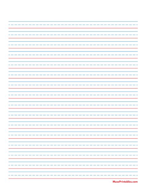 Printable Blue and Red Handwriting Paper (3/8-inch Portrait) for Letter Paper. Free download at https://museprintables.com/download/paper/blue-and-red-handwriting-paper-3-8-inch-portrait-letter/ Handwriting Paper Printable Free, Handwriting Paper Printable, Handwriting Paper Template, Notebook Paper Printable, Homeschool Christmas, Portrait Template, Alphabet Handwriting Practice, Kids Handwriting Practice, Handwriting Sheets