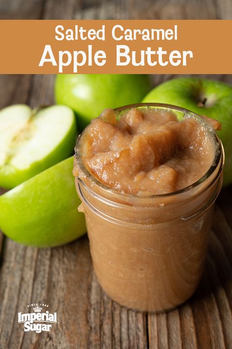 Hot Buttered Apple Sauce, Carmel Apple Butter Recipe, Apple Butter Christmas Gift, Apple Butter Variations, Salted Caramel Apple Butter For Canning, Caramel Pecan Apple Butter, Apple Butter Flavors, Apple Pie Butter, Canning Apple Butter Recipe