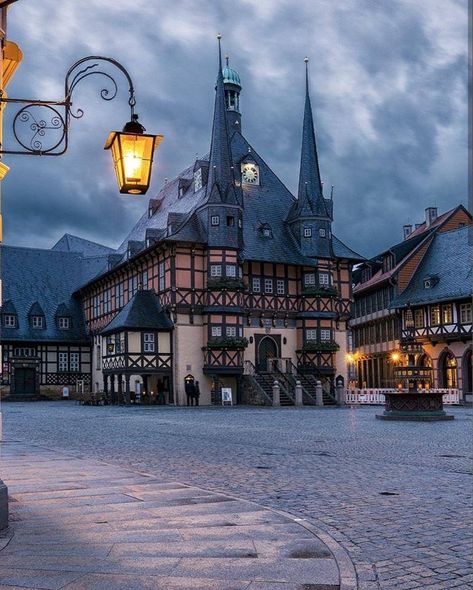 Wernigerode, Germany. Germany Travel, Germany, Timber Frame Building, German Architecture, Types Of Architecture, Historical Design, Western Europe, Traditional Architecture, Places To Visit