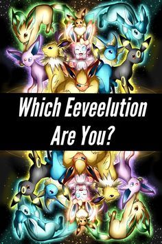 Each Eeveelution is caused differently. Some factors include items such as Water, Fire or Thunder Stones, an Eevee’s relationship with its Trainer, and when or where it levels up. How Eevee evolves under your care can reveal a little bit about your personality. How would your Eevee evolve with you as its trainer? Which Eeveelution are you? Take this quiz to find out yourself! Pokemon Shaming Eeveelutions, Which Pokemon Are You, Evee Evolution Art, Pokemon Trivia, Pokémon Flareon, Eevee Birthday, Ariana Birthday, All Eeveelutions, Bff Questions