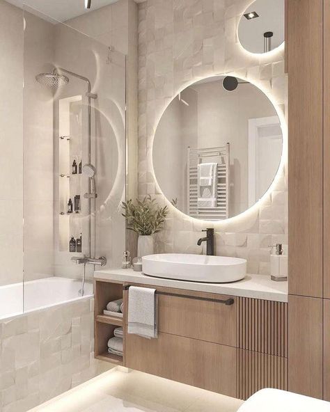 #bedroomdecor #art #design #home #bathroom #interior Toilet And Bathroom Design, Bathroom Interior Design Modern, Small Bathroom Interior, Bathroom Decor Luxury, Washroom Design, Bathroom Redesign, Gorgeous Bathroom, Bathroom Design Decor, Bathroom Inspiration Decor